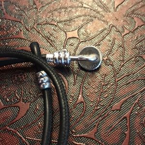 Pandora Jewelry - NWT***Pandora black leather choker/bracelet 7” Pandora Jewelry - NWT***Pandora black leather choker/bracelet 7”